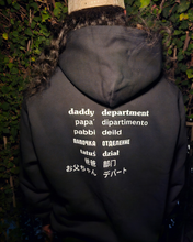 Load image into Gallery viewer, The "COZY" Hoodie in Raven Black / Night of the Living Daddies Trucker included